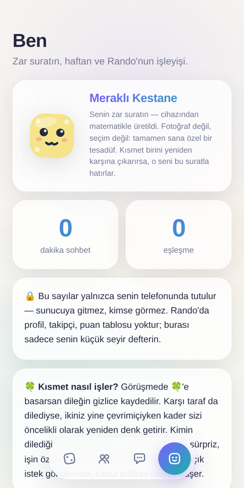 Rando ekran görüntüsü